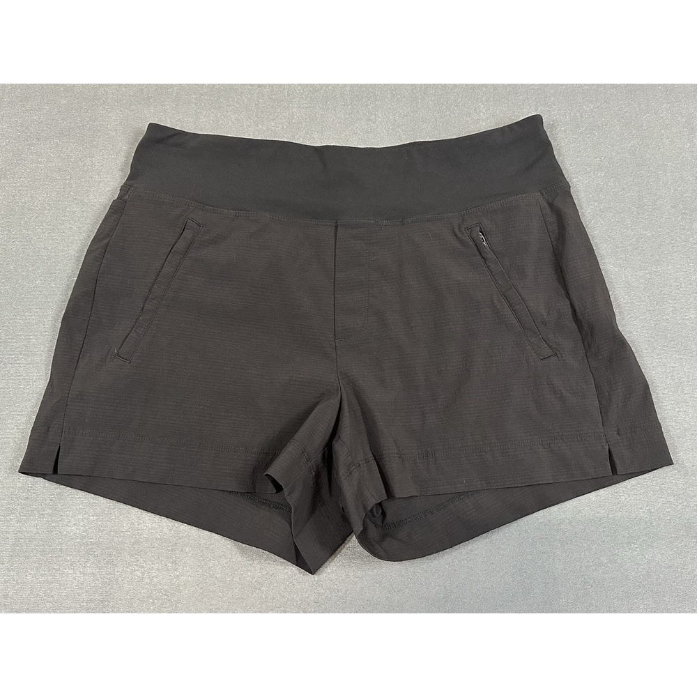 Athleta Trekkie North Shorts Mid-Rise Black Hiking Outdoors Womens Size 10